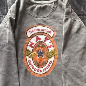 Comfort Colors Gray Sweatshirt with Outdoor Sports Design